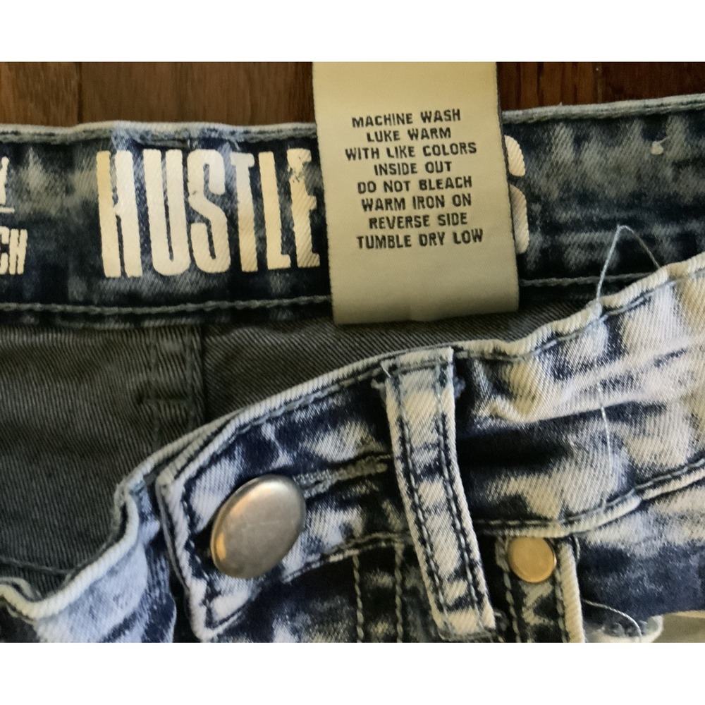 HUSTLE JEANS Men's 30 Slim Skinny Super Stretch - Picture 6 of 10